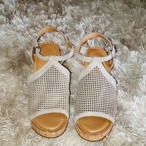 Size 10 4inch wedge heel sandles